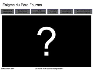 Énigme du Père Fourras ? 