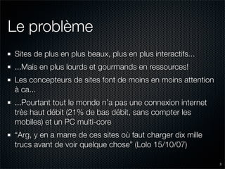 Un site web rapide ? 