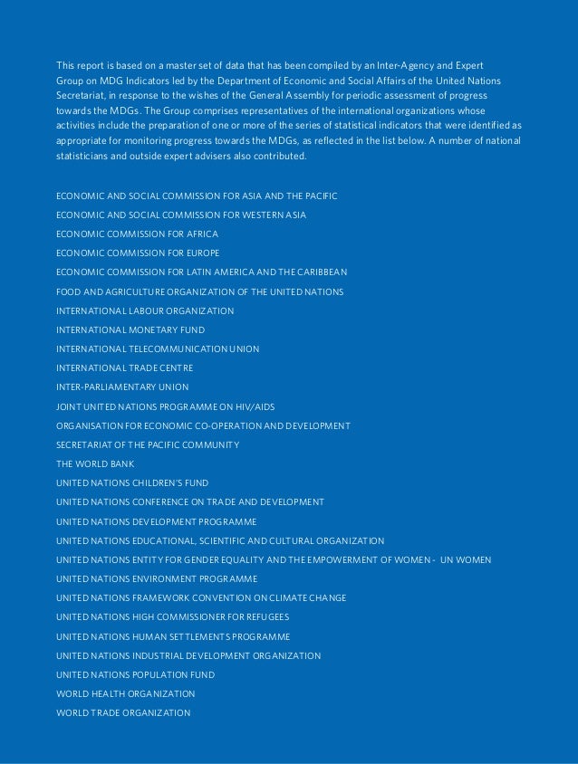 un millennium development goals pdf