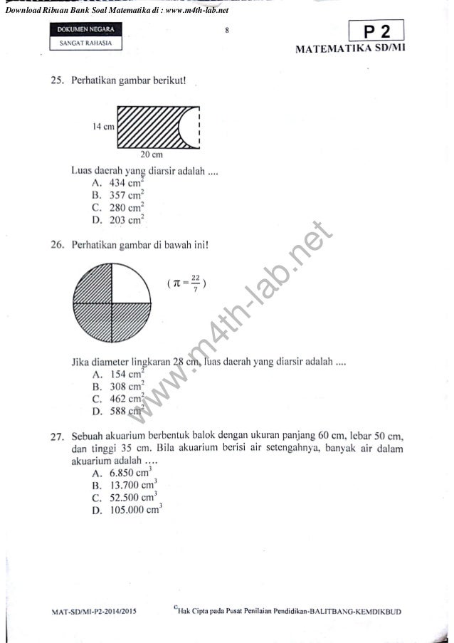 Un 2015 Sd Mi Matematika
