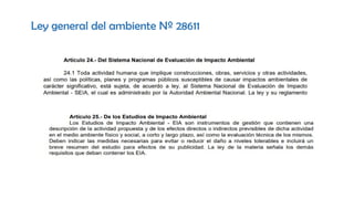 Ley general del ambiente Nº 28611
 