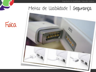 Engenharia de Usabilidade / Marcello Cardoso



         Metas de Usabilidade | Segurança


Física
 