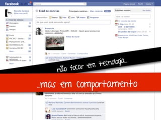 Engenharia de Usabilidade / Marcello Cardoso




            r em tecnologia...
    não foca

...mas em comportamento
 