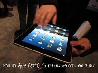 Engenharia de Usabilidade / Marcello Cardoso




iPad da Apple (2010): 15 milhões vendidos em 1 ano
 