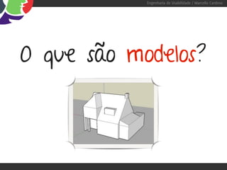 Engenharia de Usabilidade / Marcello Cardoso




O que são modelos?
 