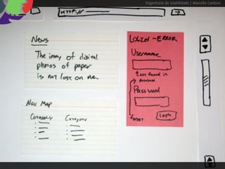 Engenharia de Usabilidade / Marcello Cardoso
 