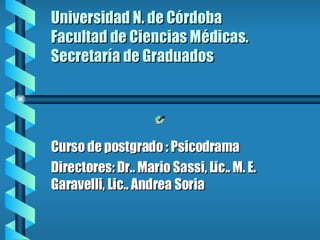 Una Jornada con Prof. Lic. Marilén Garavelli