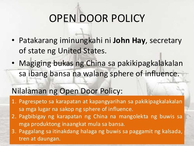Hay Door Policy An U201copen Dooru201d To China Sc 1 St Slideserve