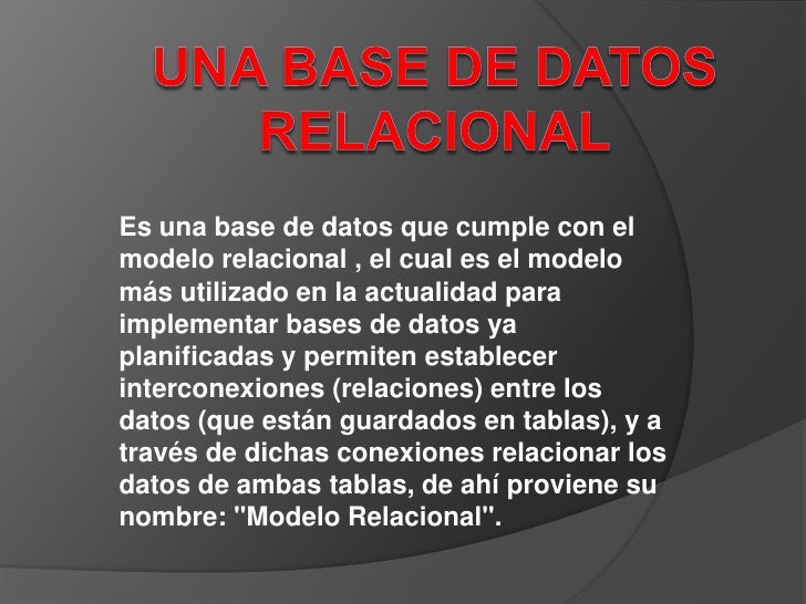 ventajas y desventajas de una base de datos no relacional ventajas y desventajas de una base de datos no relacional