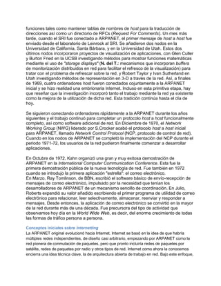 Una breve historia de internet