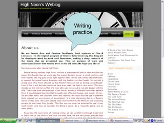 Writing practice 