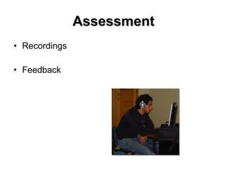 Assessment Recordings Feedback 