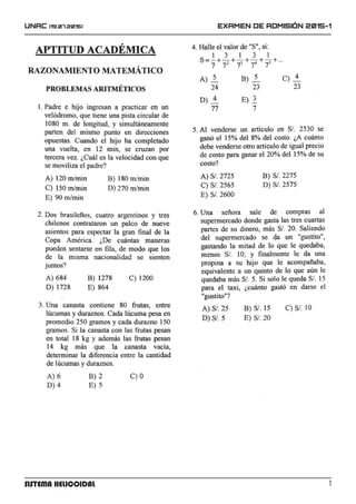 UNAC (19.07.2015) EXAMEN DE ADMISIÓN 2015-1
1Sistema Helicoidal
 