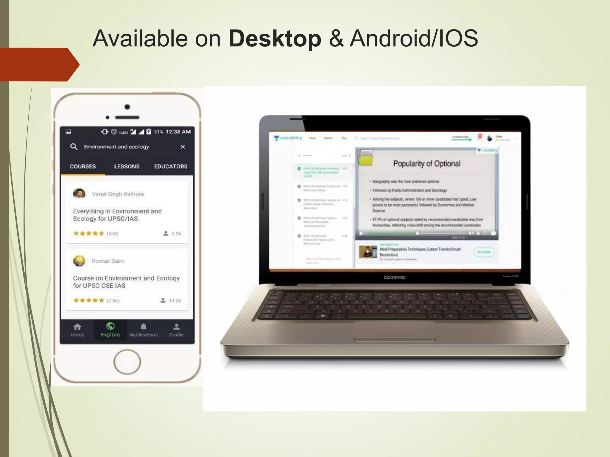 Available on Desktop & Android/IOS
 