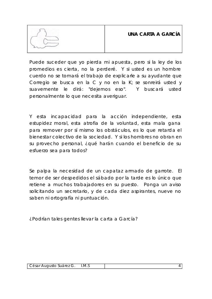 Una carta a_garcia