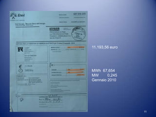 11.193,56 euro




MWh 67,654
MW      0,245
Gennaio 2010




                 11
 