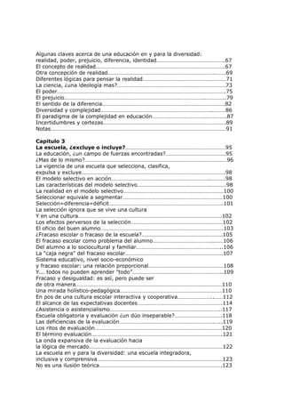 Una escuela en y para la diversidad | PDF
