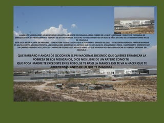 HUMBERTO MOREIRA ERES UN MENTIROSO ,DEJASTE A LA GENTE DE CUOAHUILA MAS POBRES DE LO QUE YA ESTABAN Y SOLO TU Y TU FAMILIA SE
 ENRIQUECIERON EXTREMADAMENTE DESPUES DE SER UN HUMILDE MAESTRO TE HAS CONVERTIDO EN SOLO 6 AÑOS EN UNO DE LOS HOMBRES MAS RICOS
                                                               DE COAHUILA
 ESTA ES LA MEGA PLANTA DE PINTURAS , CONCRETERA Y ASFALTADORA QUE ACTUALMENTE (MARZO DEL 2011 ) ESTA CONTRUYENDO LA FAMILIA MOREIRA
EN SALTILLO ( ESTA UBICADA FRENTE A LAS BODEGAS DEL GOBIERNO DEL ESTADO QUE ESTA EN EL BLVD. OSCAR FLORES TAPIA , EXACTAMENTE ENFRENTE HAY
    UN CAMINO PAVIMENTADO ,SIGUE EL CAMINO UN KILOMETRO Y MEDIO Y VERAS LO QUE MOREIRA HIZO PARA ERRADICAR SU POBREZA EXTREMA EN
                                                                COAHUILA ,

   QUE BARBARO Y ANDAS DE OCICON EN EL PRI NACIONAL DICIENDO QUE QUIERES ERRADICAR LA
            POBREZA DE LOS MEXICANOS, DIOS NOS LIBRE DE UN RATERO COMO TU ,
   QUE POCA MADRE TE EXCEDISTE EN EL ROBO ,SE TE PASO LA MANO Y ESO TE VA A HACER QUE TE
                       ARREPIENTAS ANTES DE LO QUE TE IMAGINAS .
 