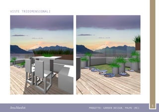 Anna Marafioti PROGETTO: GARDEN DESIGN, PALMI (RC)
5
VISTE TRIDIMENSIONALI
 