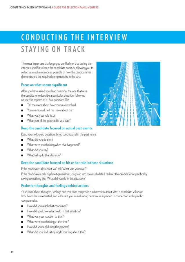 situation based interview
