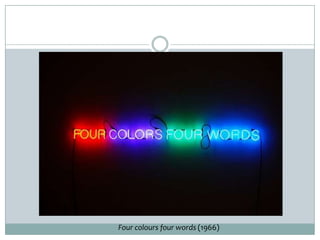 Four colours four words (1966)
 