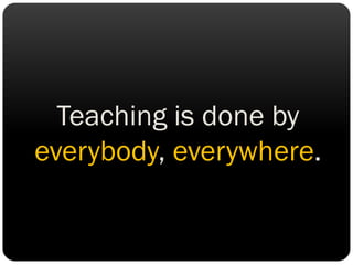 From Information to Innovative Knowledge: Experiences from an Open Seminar