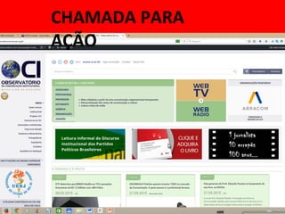 CHAMADA PARA
AÇÃO
 