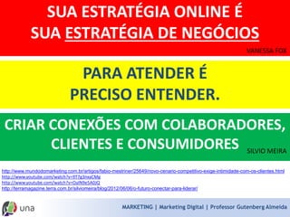 MARKETING | Marketing Digital | Professor Gutenberg Almeida  
