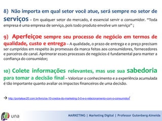 MARKETING | Marketing Digital | Professor Gutenberg Almeida  