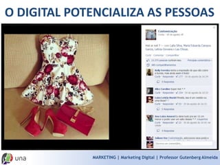 MARKETING | Marketing Digital | Professor Gutenberg Almeida 
Redes Sociais >Mídias Sociais  