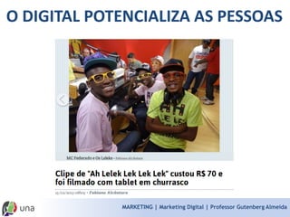 MARKETING | Marketing Digital | Professor Gutenberg Almeida 
Será que os desafios são oportunidades disfarçadas?  