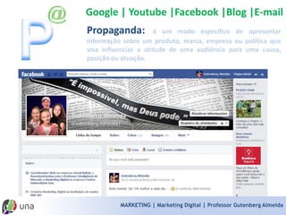 MARKETING | Marketing Digital | Professor Gutenberg Almeida  