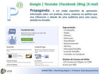 MARKETING | Marketing Digital | Professor Gutenberg Almeida 
Humanos compram de humanosPequenas interações levam a lealdade. Conteúdo é um catalizador no ambiente digital  
