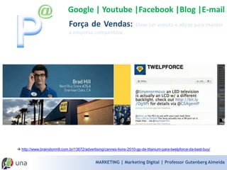 MARKETING | Marketing Digital | Professor Gutenberg Almeida  