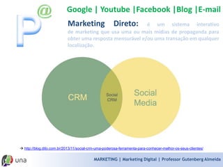 MARKETING | Marketing Digital | Professor Gutenberg Almeida 
8)Nãoimportaemqualsetorvocêatue,serásemprenosetordeserviços–Emqualquersetordomercado,éessencialserviroconsumidor.“Todaempresaéumaempresadeserviço,poistodoprodutoenvolveumserviço”; 
9)Aperfeiçoesempreseuprocessodenegócioemtermosdequalidade,custoeentrega–Aqualidade,oprazodeentregaeopreçoprecisamsercumpridosemrespeitoàspromessasdamarcafeitasaosconsumidores,fornecedoreseparceirosdecanal.Aprimoraressesprocessosdenegócioséfundamentalparamanteraconfiançadoconsumidor; 
10)Coleteinformaçõesrelevantes,masusesuasabedoriaparatomaradecisãofinal–Valorizaroconhecimentoeaexperiênciaacumuladaétãoimportantequantoavaliarosimpactosfinanceirosdeumadecisão. 
http://portalsac20.com.br/livro/os-10-credos-do-marketing-3-0-e-o- relacionamento-com-o-consumidor/  