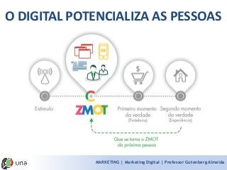 MARKETING | Marketing Digital | Professor Gutenberg Almeida 
O DIGITAL POTENCIALIZA AS PESSOAS  