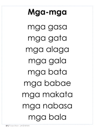 Magbasa Basic Tagalog Unang Hakbang sa PAGBASA-booklet-JHONNA.docx
