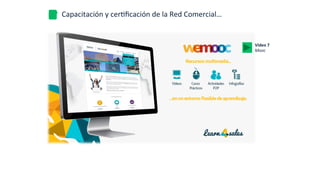 Capacitación	
  y	
  cer*ﬁcación	
  de	
  la	
  Red	
  Comercial…	
  
Vídeo	
  7	
  	
  	
  
Mooc	
  
 