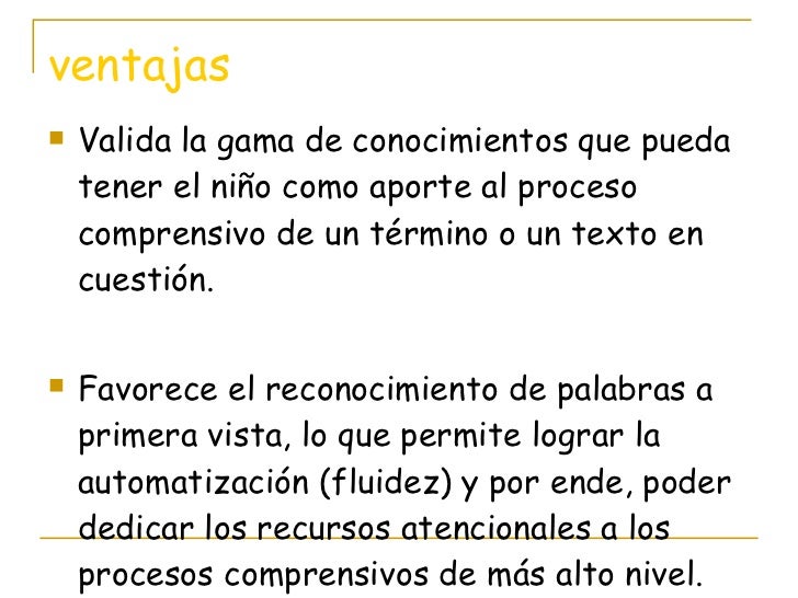 Ventajas y desventajas de la teoria comprensiva