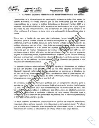 UNA PROPUESTA PEDAGÓGICA PARA LA EDUCACIÒN DE LA PRIMERA INFANCIA | PDF