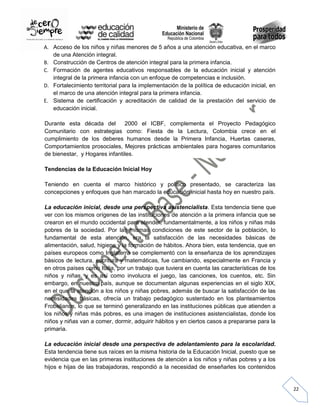UNA PROPUESTA PEDAGÓGICA PARA LA EDUCACIÒN DE LA PRIMERA INFANCIA | PDF