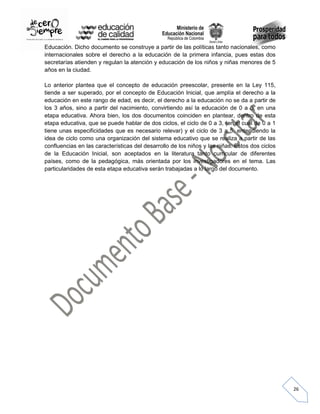UNA PROPUESTA PEDAGÓGICA PARA LA EDUCACIÒN DE LA PRIMERA INFANCIA | PDF