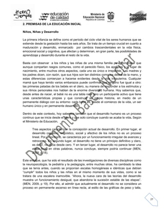 UNA PROPUESTA PEDAGÓGICA PARA LA EDUCACIÒN DE LA PRIMERA INFANCIA | PDF