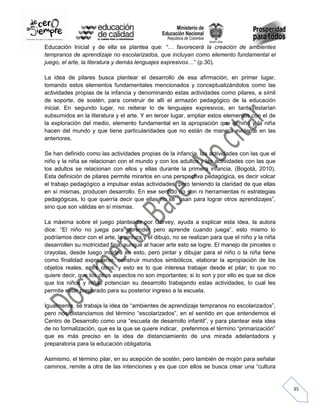 UNA PROPUESTA PEDAGÓGICA PARA LA EDUCACIÒN DE LA PRIMERA INFANCIA | PDF