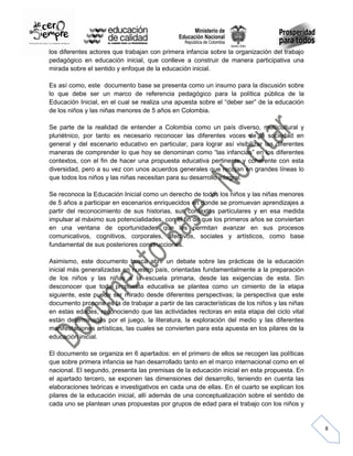 UNA PROPUESTA PEDAGÓGICA PARA LA EDUCACIÒN DE LA PRIMERA INFANCIA | PDF