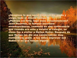 Una reflexion sobre la felicidad