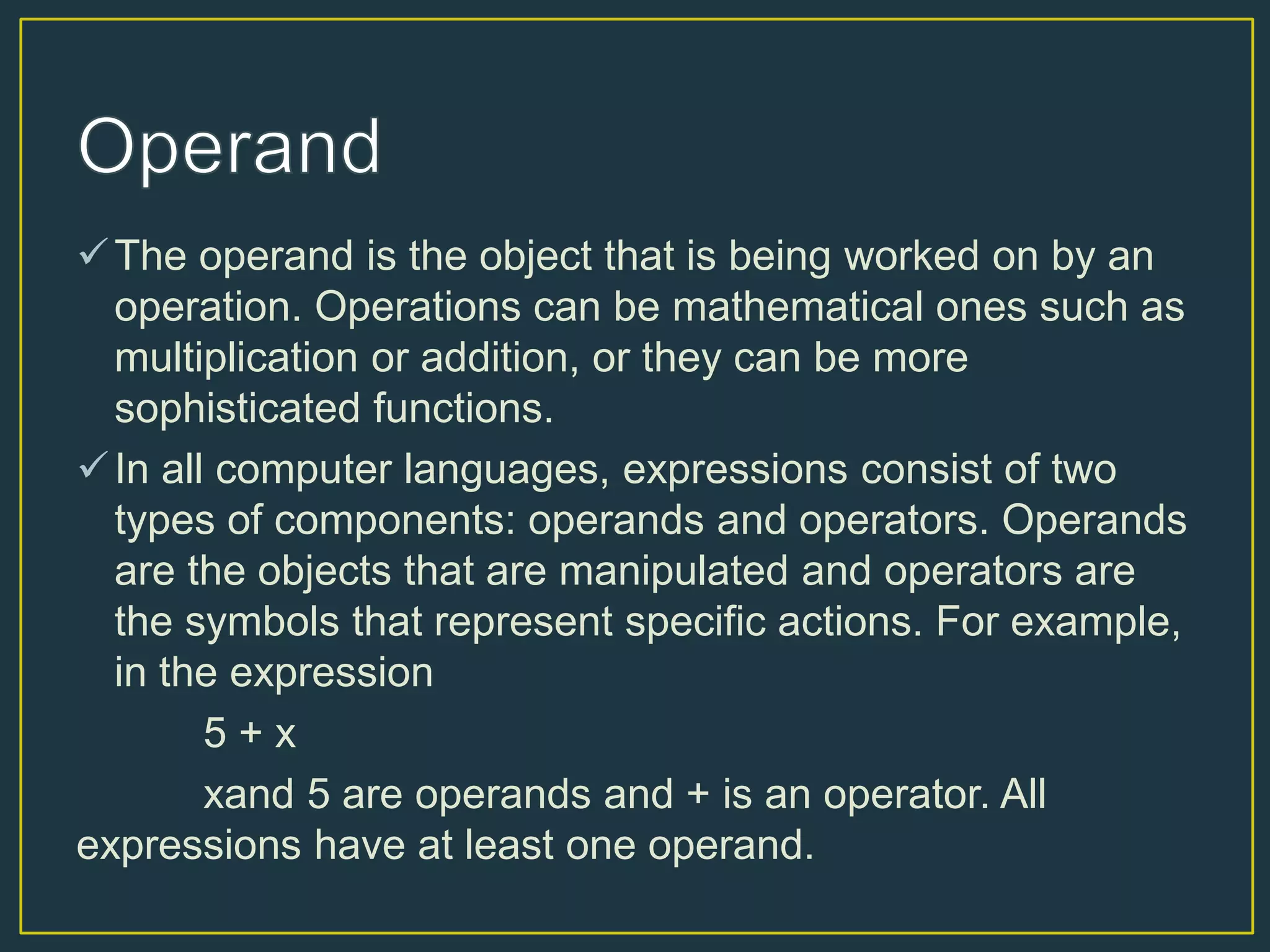 Unary and binary set operations | PPTX