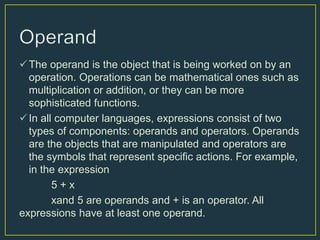Unary and binary set operations | PPTX