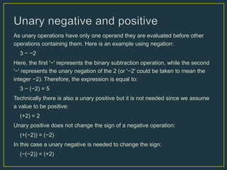 Unary and binary set operations | PPT