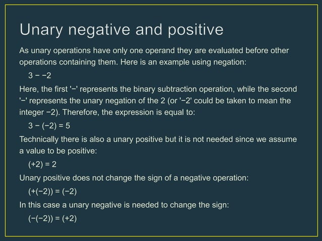 Unary and binary set operations | PPTX